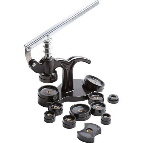 Watch Repair Tool 1Pc Watch Case Presser With 12Pcs Dies Watch Back Battery Case Cover Presser Closer Fitting Plier Repair Tool