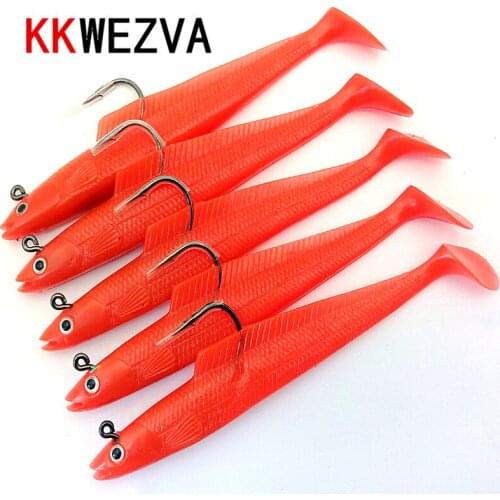 KKWEZVA 1PC Red Life Live 3 D Fishing Lure 15cm 33g Soft Bait Laser Fishing Tackle Package Lead Fish Bait