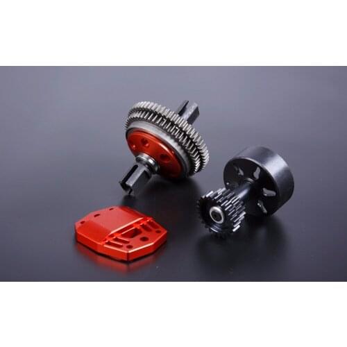 CNC Alloy Double Gear Kits for 1/5 Losi 5ive-t Rovan Lt Kingmotor X2 Truck Rc Car Parts