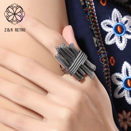 Geometric Statement Engagement Rings For Women Wholesale Lots Bulk Paired Rings Jewelry 2020 Gifts for New Year Womens Rings