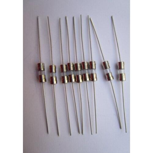 3.6x10mm T1A Slow Bow Miniature Glass fuses with Fine wire 2400 pcs per Lot