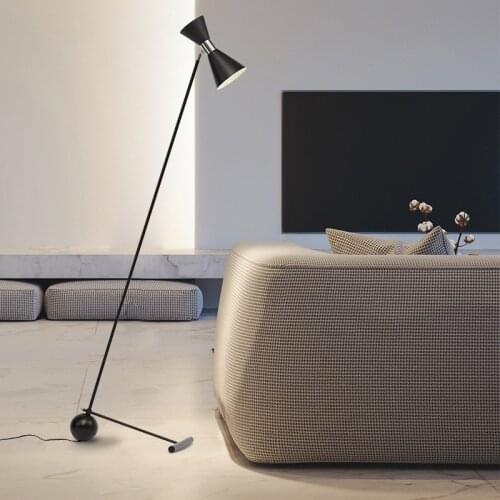 Nordic Hourglass Floor Lamp Modern Floor Lights Standing Lighting for Bedroom Living Study Reading Room Home