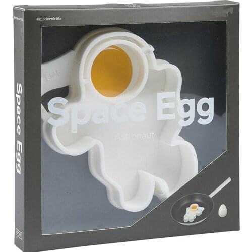 NEW DOIY SPACE EGG MOULD COOKING FRIED MOLD SHAPER SILICONE DECORATING ASTRONAUT