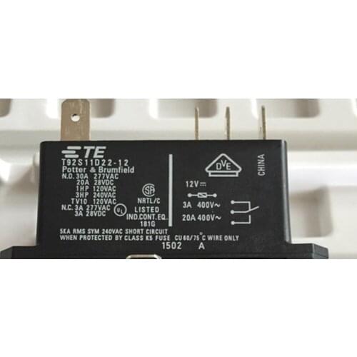 Wholesale 10pcs/lot relay T92S11D22-12