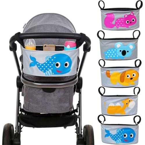Baby Stroller Organizer Bag for Baby Hanging Bag Mommy Travel Shoulder Baby Care Infants Trolley Storage Bag Baby Accessories