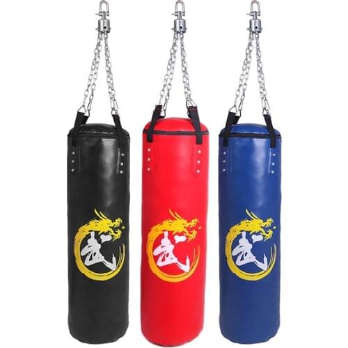 PU Hanging Boxing Sandbag Punching Bag Empty MMA Thai boxing Sanda Kick Training Fitness Home Gym Exercise Equipment Adults Kids