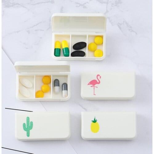 Portable 3 Grids Mini Pill Case Medicine Boxes Home Travel Office Medical Drugs Tablet Empty Container Holder Cases