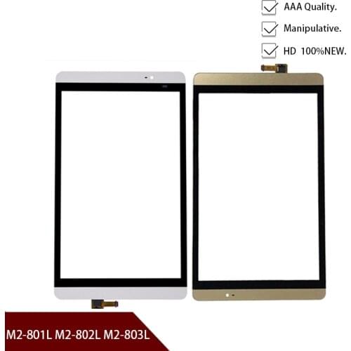 For Huawei Mediapad M2 8.0 M2-801L M2-802L M2-803L Touch Screen Glass Digitizer Panel Front Glass Lens Sensor