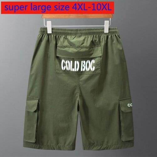 New Arrival Fashion Super Large Casual Elastic Waist Loose Knee Length Print Mens Shorts Plus Size 4XL 5XL 6XL 7XL 8XL 9XL 10XL