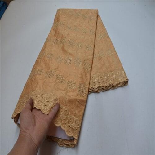 Swiss Voile Lace In Switzerland With Stones African Nigerian Dry Lace Fabrics High Quality Cotton Lace Fabric CLP-890