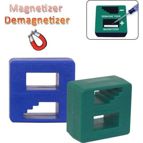 Blue Green Magnetizer Demagnetizer For Screwdriver Tips Screw Bits Magnetic Pick Up Tool Screwdriver High Quality