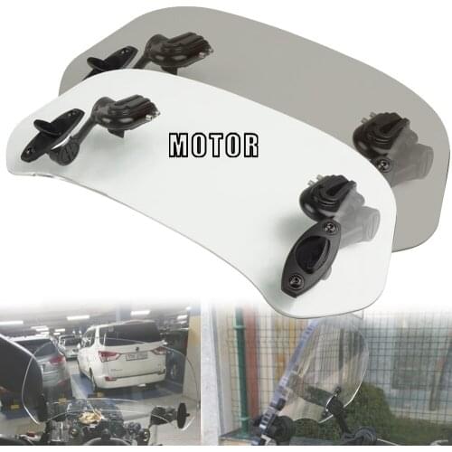 For Yamaha Fz1 Fazer Fz6r Fz8 Xj6 Fz6 mt-09 FZ-09 Mt07 Motorcycle Windshield Air Deflector Adjustable Wind Screen Spoiler