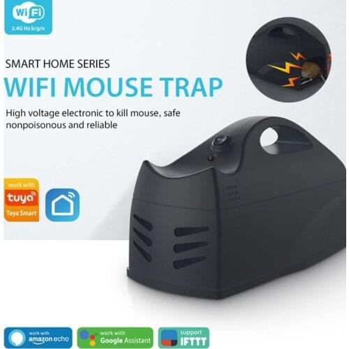 WiFi Mice Trap Mousetrap Rat Pest Catcher Tuya Smart Life App Control Wireless Rodent Killer Sensor For Alexa Google Home 2021