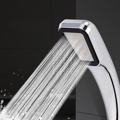 Zloog High Quality Pressure Rainfall Shower Head 300 Holes Shower Head Rain Spray Nozzle Water Saving ABS Hand Shower Head