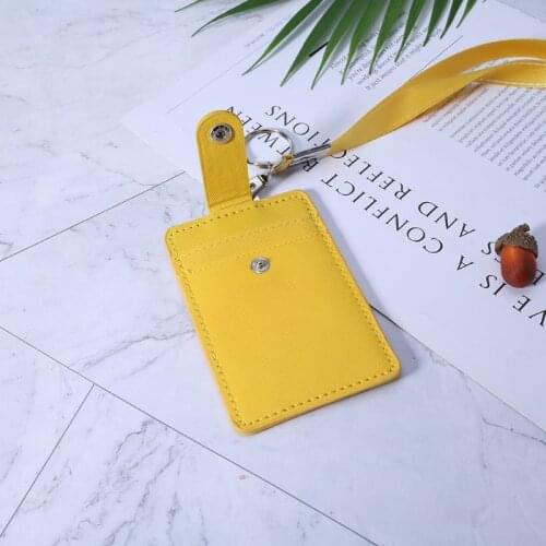 Office Work School ID Card Badge Holder with Keyring Rope Layards Neck Strap