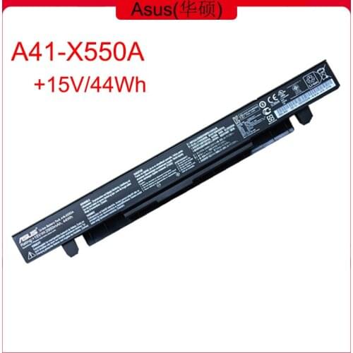 15V 44Wh A41-X550A Laptop Battery Replacement For Asus A450 A550 F450 F550 F552 K550 P450 P550 R409 R510 X450 X550 X550C X550A