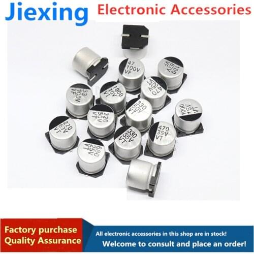 20pcs SMD Electrolytic capacitor aluminum 6.3V 10V 16V 25V 35V 50V 1UF 2.2UF 4.7UF 10UF 47UF 100UF 220UF 330UF 470UF 680UF