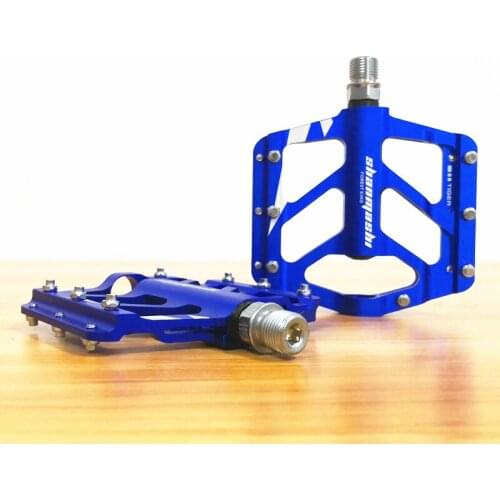 2021 new MTB Mountain Non-Slip Bike Pedals Platform Bicycle Flat CNC Alloy Pedals 9/16" 2DU Bearings Road Bike Pedal