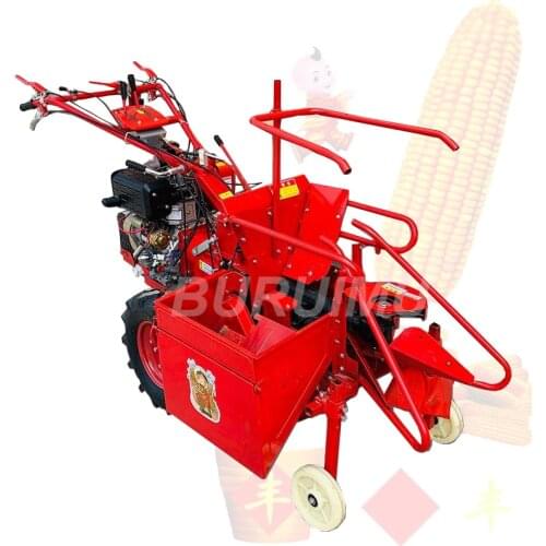 Small Harvest Machine Mini Sweet Row Corn Maize Combine Harvester Maker