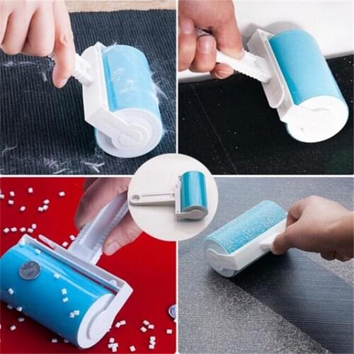Washable Sticky Hair Clothes Sticky Roller Buddy For Wool Dust Catcher Carpet Sheets Hair Sucking Dust Drum Cleaning Brush