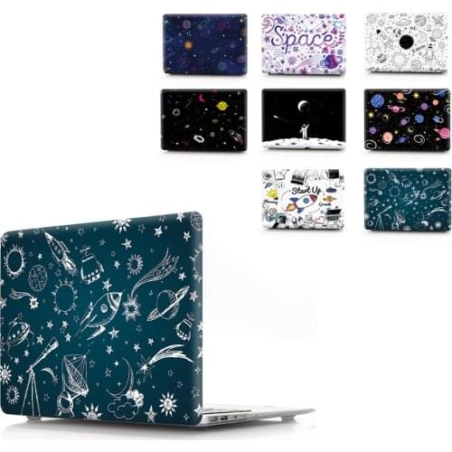 Cartoon space notebook case for Macbook Air Pro Retina M1 Chip 11 12 13 15 16 inch, Case for 2020 Air Pro 13 A2179 A2551 A2337