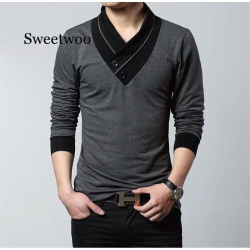 2020 New Pullover Men V Neck Sweaters Men Long Sleeve Sweaters Shirts Casual Fashion Knitwear Pull Homme