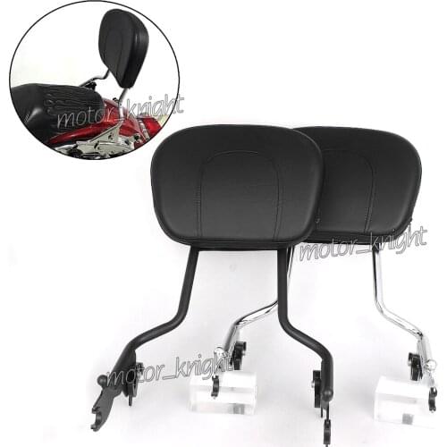 Detachable Sissy Bar Passenger Backrest Rear Decoration Case for Harley Touring Street Road King Ultra Electra Glide CVO 2008-16