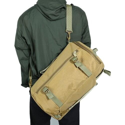 20L Tactical Camouflage Bucket Bag Backpack Waterproof Oxford Handbag Camping Hiking Bucket Bag Travel Outdoor Sports Backpack