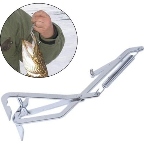 Stainless Steel Thickened Crab Clamp Fishing Hooks Pike Traps Lures Traps Grabber Fishing Tackle Tool
