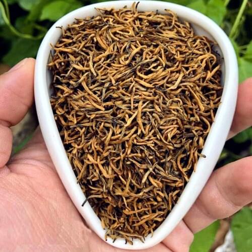 Wuyi High Mountain Tongmu Guan huaxiang Single Bud Jin Junmei Black Tea Meizhan High-scented Bubble Bag Wholesale Housewares