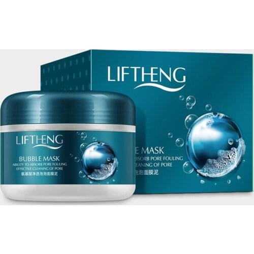 1 Pcs Deep Clearing Moisturizing Bubble Facial Mud Mask Refreshing Oil Control Depth Cleansing Amino Acid