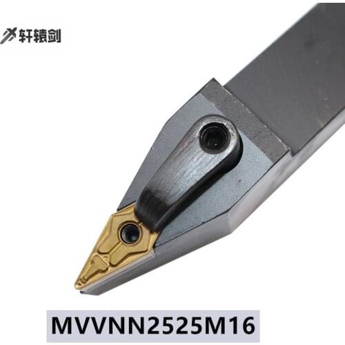 1pc MVVNN 2525M16 Turning Tool Holder Metal Lathe Cutting Machine for VNMG1604