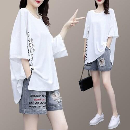 2 Two Piece Set Women Cartoon O Neck Tshirt And Short Pants Set Casual Summer Short Sleeve Women Tracksuit Pants Suit L-4XL