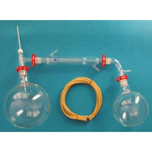 2000ml,Glass Distillation Apparatus,24/29,Laboratory Glassware Kit,2L Unit
