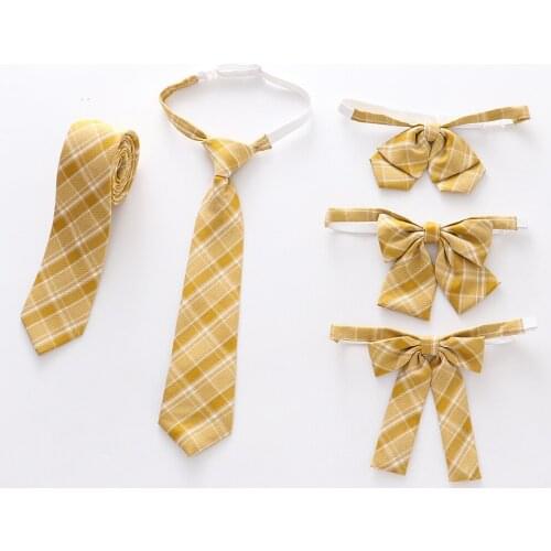 2019 Yellow Jk Uniform Bow Tie Cute Japanese/korean School Uniform Accessories Bow-knot Tie Design Knot Cravat Necktie Adjustabl