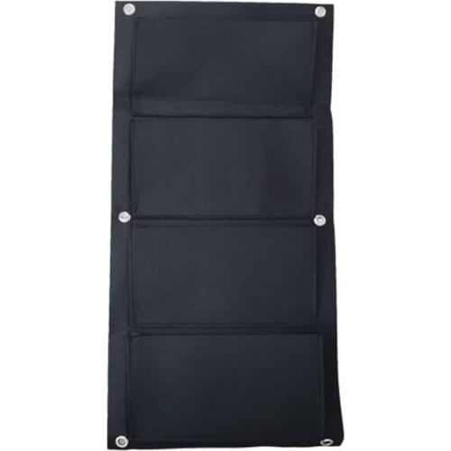 4 Pocket Planting Bag Wall Vertical Greening Hanging Garden Outdoor Grow Bags Home Decor