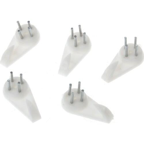 50 Pcs Plastic Invisible Traceless Wall Mount Photo Picture Frame Nail Hook Hanger