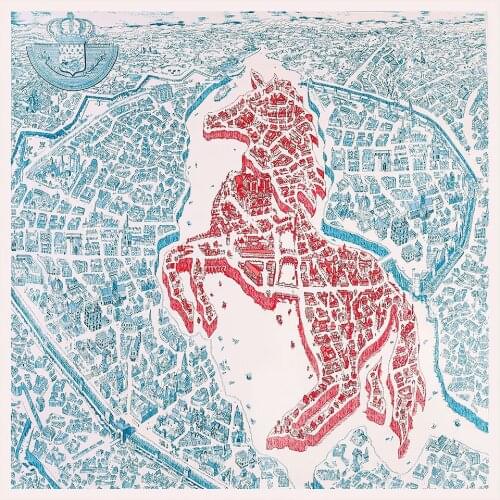 Van Gogh 90CM Generous Handkerchief Fighting Horse Scarf Free Shipping Silk Fabric Ladies Headscarf