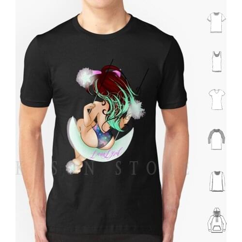 Lunabooty T Shirt Cotton Men Diy Print Space Swing Booty Lunalyrik