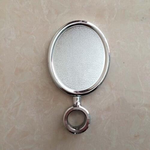 Chromeplated oval shape beer badge for cobra shape beer tower