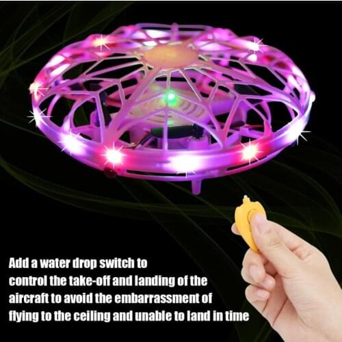 Mini Drone UFO Hand Operated RC Helicopter Quadocopter Dron Infrared Induction Aircraft Flying Ball Toys For Kids Dropshipping