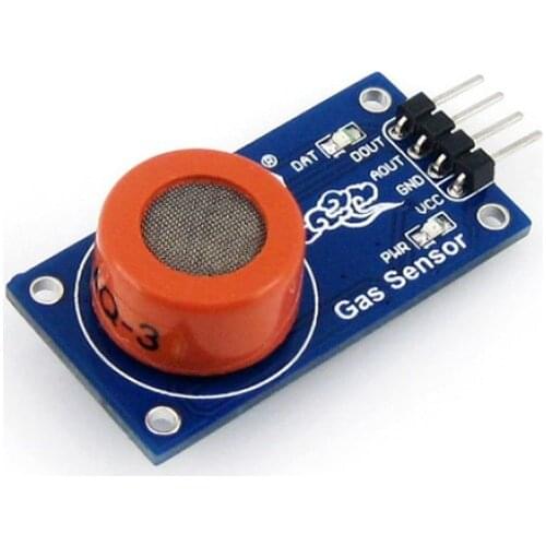 Waveshare MQ-3 Alcohol Ethanol Gas Sensor Module Gas Detector Sensor Alcohol Detection Sensor for STM32 Raspberry pi