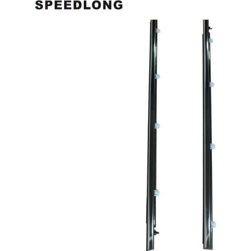 NEW 2Pcs Chrome Front Left Right Weatherstrips Door Belts Seal Weather Strips Fit for Honda Accord 2009-2010