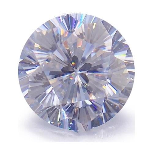 New Popular Round Brilliant Cut Diamond Test Past 0.5-5 Carat Top Quality D Color Loose Moissanite Gemstone for Ring Making Gift