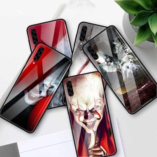 Pennywise Clown Float It Glass Case For Samsung Galaxy A70 A50 A40 A30 A20 S A10 A91 J4 J6 Plus A51 A71 Tempered Phone Coque Cas