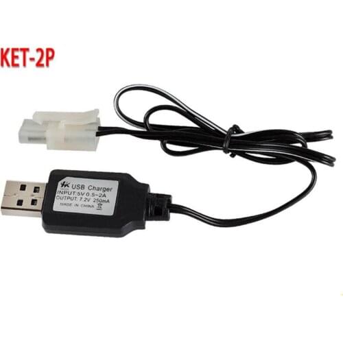 Rechargeable Battery Charger Ni-Cd Ni-MH SC Batteries Pack KET-2P Plug Power Adapter 7.2V 250mA Output