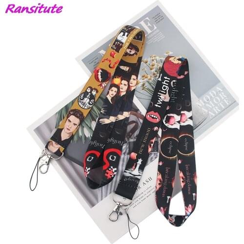 Ransitute R1628 Movie Vampire Themed Creative Lanyard For Keys ID Card Pass Gym Mobile Phone USB Badge Holder DIY Hang Rope