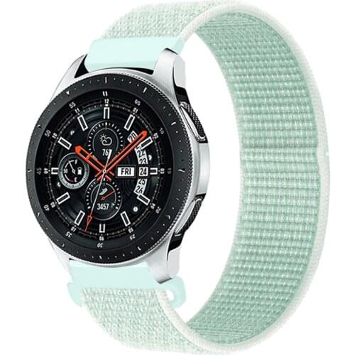 20/22mm Strap For Samsung Galaxy Watch 3 Sansung 45mm 41mm active 2 Gear S3 Frontier Sport Nylon Bracelet Huawei Watch GT 2