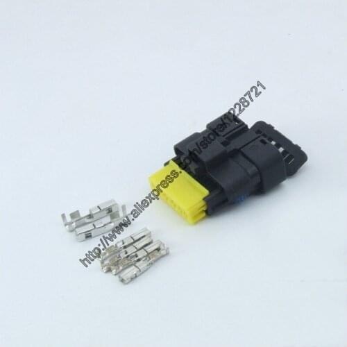 10Kit/lot 6Pin 211PC069S0049 female FO Turn Light Plug FO Lamp Socket FCI Car Sensor waterproof Connector For Auto Truck