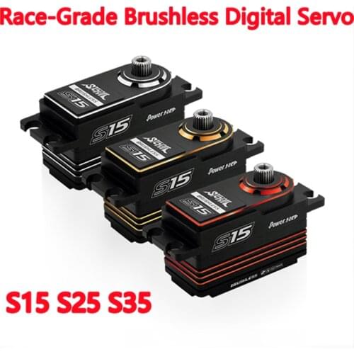Power HD Storm S15 S25 S35 All-Metal Race-Grade Brushless Digital Servo for RC Car Fxed Wing Off-road Vehicle Drone Accessories